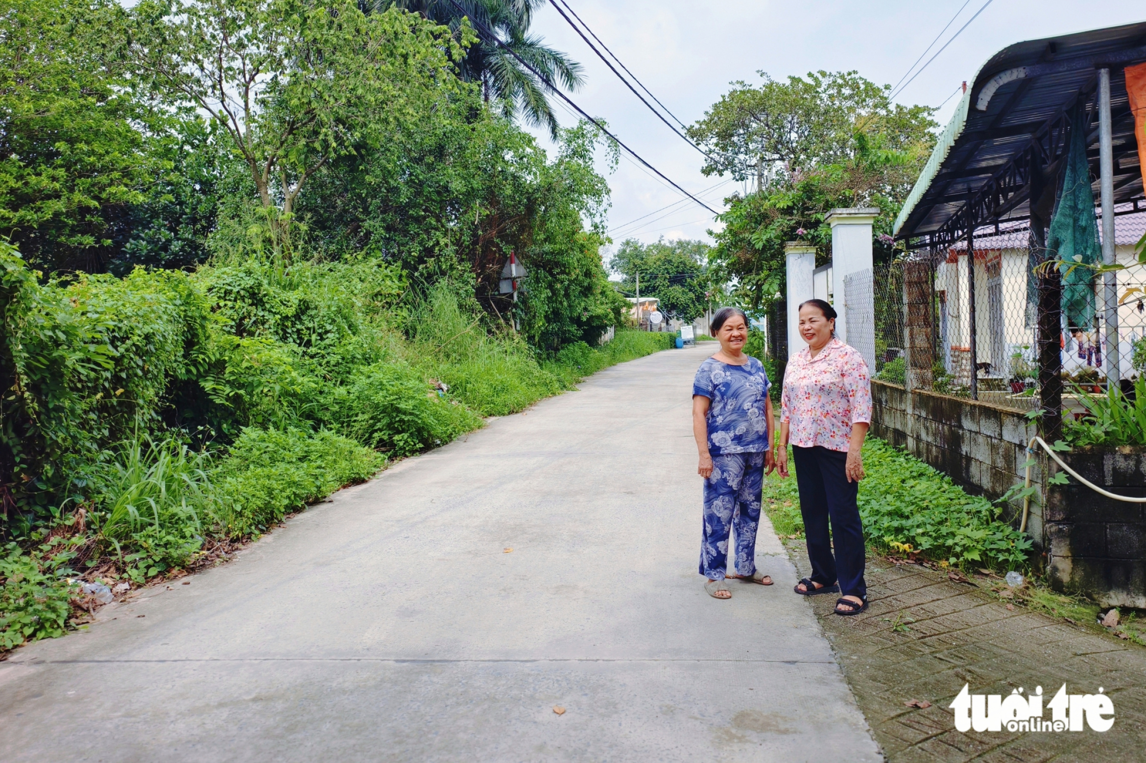 古芝女村长动员140户居民捐赠土地修建3条道路